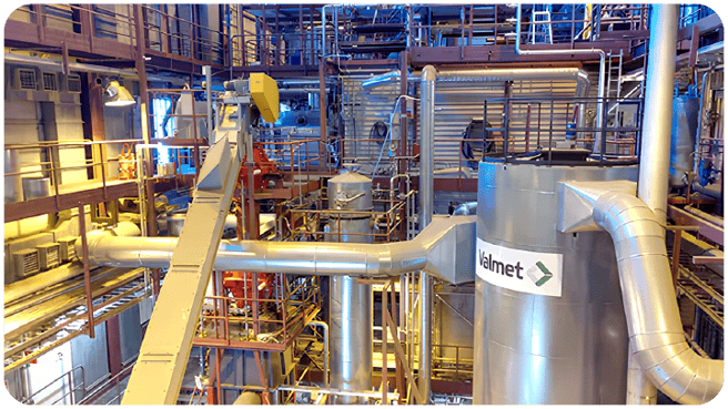 Interior of Valmet facility